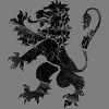 Women's Design By Humans Black Lion Rampant By Snazzygaz Racerback Tank Top - 2 of 3