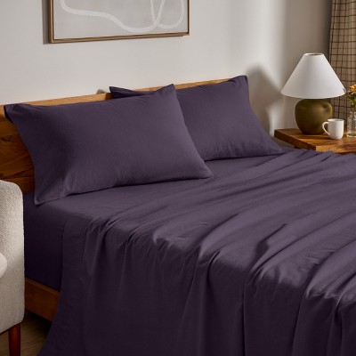 100% Cotton Flannel Sheet Set by Bare Home