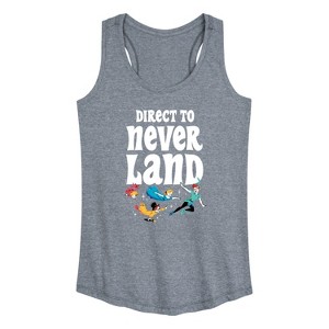 Women's - Disney - Peter Pan Graphic Racerback Tank - 1 of 4