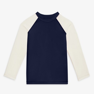 Primary Kids Long Sleeve Baseball Rash Guard in Cantaloupe Mist Size 6-7 — фото 5