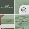 BAGOKIE 5/7 Pieces Reversible Bed in a Bag Comforter Set for All Season - 4 of 4