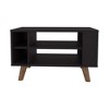 15.8" Shawnee Coffee Table with Open Storage Shelf, Two-Tone Wood Finish for Living Room Centerpiece - 2 of 4