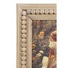 Wood Beaded 1 Slot Photo Frame Light Brown - Olivia & May - image 4 of 4