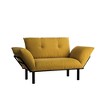 APRILSOUL Ada Loveseat, Futon Couch with Arms, High Legs for Easy Cleaning, Easy Assembly - 4 of 4