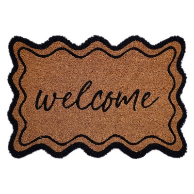 Scalloped Welcome Doormat - Bullseye's Playground™