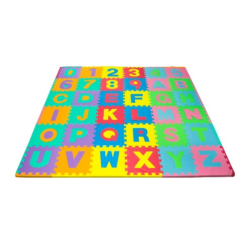 Matney Kid S Foam Floor Alphabet And Number Puzzle Mat