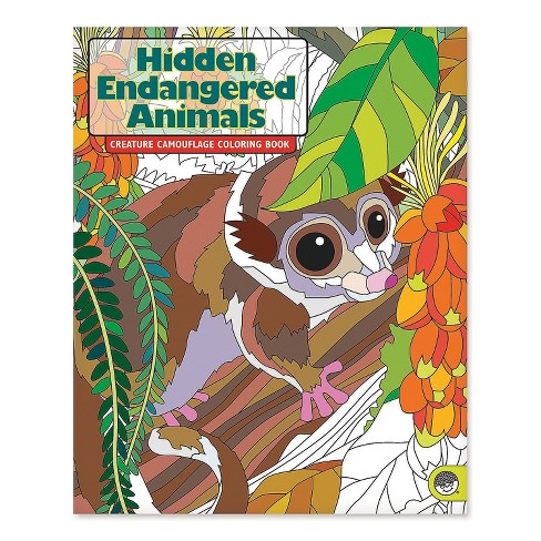 Download Mindware Hidden Endangered Animals Coloring Book Coloring Books Target