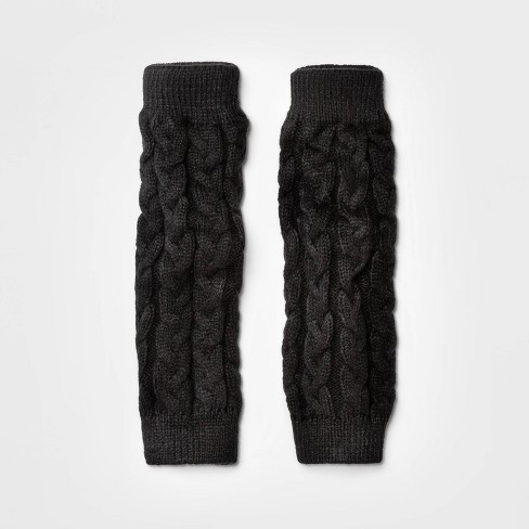 Unisex Solid Cable-Knit Leg Warmers for Baby