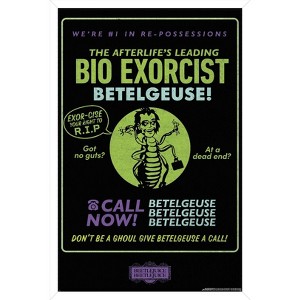 Trends International Beetlejuice Beetlejuice - Bio Exorcist Framed Wall Poster Prints - 1 of 4