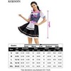 MISSKY Women's Plaid Dress Costumes with Aprons for Carnival Halloween - image 2 of 4