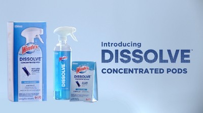 Windex Dissolve 0.28-fl oz Pump Spray Glass Cleaner in the Glass Cleaners  department at