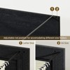 Lateral File Cabinet Fits Files Letter or A4 Size, Wooden Printer Stand, Adjustable Shelf - 3 of 4