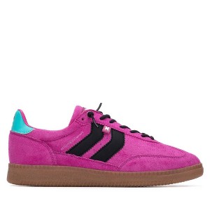 chi XTI Women's Suede Casual Sneakers 144170 Fuchsia 9 : Target