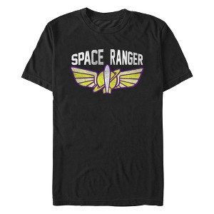 Men's Toy Story Buzz Lightyear Star Command Logo T-Shirt - 1 of 4