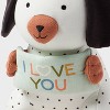Mini Kids' Plush Milestone Puppy - Pillowfort™: Novelty Throw Pillow, Recycled Polyester, OEKO-TEX Certified - 3 of 3