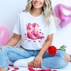 Simply Sage Market Women's Coquette Valentine Boots Short Sleeve Graphic Tee - 2 of 4