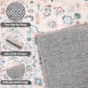 Foldable & Washable & Vacuum Friendly Printed Carpet, Soft Non Shedding Mat, Low Pile Thin Carpet for Living Room Office - 2 of 4