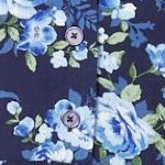 navy pretty rose