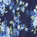 navy pretty rose