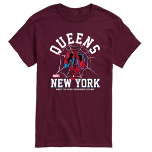 Men's - Marvel - Spider-man Collegiate Short Sleeve Graphic T-Shirt - 1 of 4