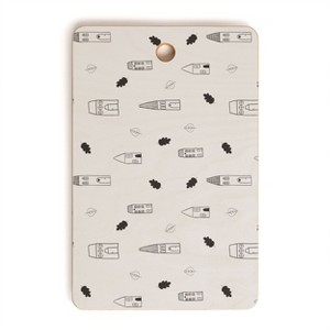 Menina Lisboa Little Scandinavian Houses Cutting Board - Rectangle - 1 of 3