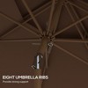 NicBex 9FT Patio Umbrella with Tilt & Crank,8-Rib Double Layer Outdoor Market Umbrella,Outdoor Patio Table Umbrella for Pool,Deck & Garden - 3 of 4