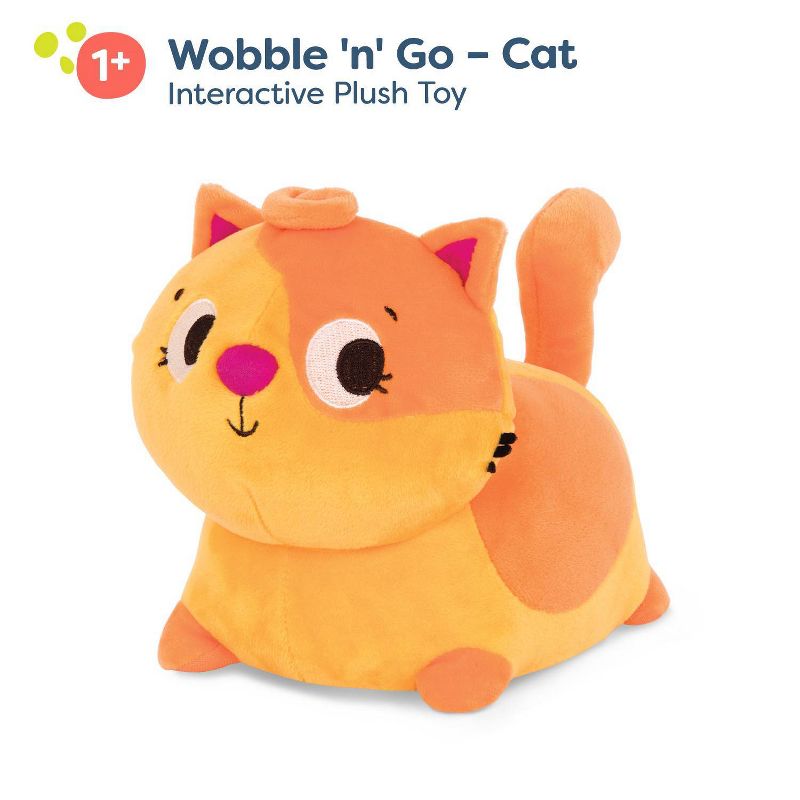 B. toys Interactive Stuffed Animal Cat Wobble &#39;n&#39; Go - Lolo, 4 of 13
