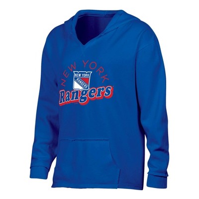 NHL New York Rangers Women's Dark Fleece Hooded Sweatshirt