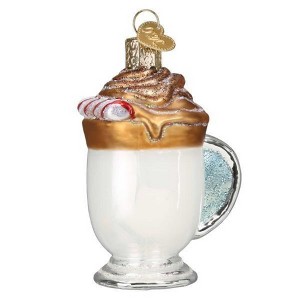 Old World Christmas 3.75 In Whipped Coffee Dalgona Perfect Blend Tree Ornaments - 1 of 3