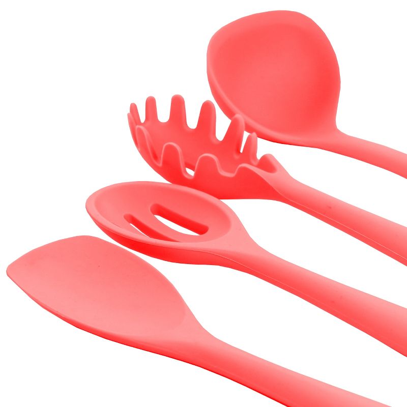 MegaChef Red Silicone Cooking Utensils, Set of 12, 5 of 8