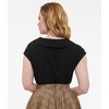 Unique Vintage Women's Twill Sleeveless Blouse - 2 of 4
