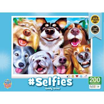 MasterPieces 200 Piece Jigsaw Puzzle for Kids - Goofy Grins - 14"x19"