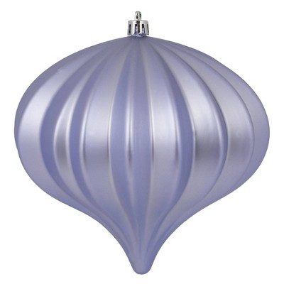  3ct Vickerman 5.7" Matte Onion Ornament, UV Coated Ornament Set Lilac 