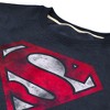 Superman War Torn Shield Slim Fit Crewneck Sweatshirt - 2 of 4