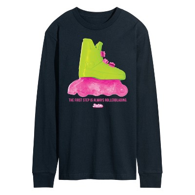 Men's - Barbie - Rollerblading Barbie the Movie Long Sleeve Graphic T-Shirt