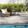 Yardgrace All Weather Space Saving HDPE Double Layer Coffee Table - 3 of 4