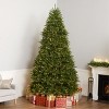 National Tree Company 10 ft Pre-Lit Dunhill Fir Full Artificial Christmas Tree, 1,200 LED Lights, 5,090 Tips, Foot Pedal, 10 Light Functions, Includes - 3 of 4
