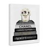 Stupell Industries Monochrome Fashion Designer Bookstack, 24" x 30" - 3 of 4