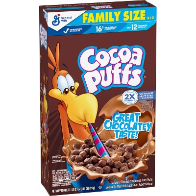 General Mills Family Size Cocoa Puffs Cereal - 18.1oz : Target