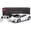 JuzToys Remote Control Car, 1:24 RC Car Lamborghini Huracan Sport Car (White) - 2 of 2