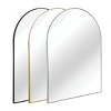 Okak 30X40IN Arched Bathroom Mirror with Aluminum Frame, Wall Mirror with High Reflection, Arched Mirror for Bathroom, Dress Room - 4 of 4