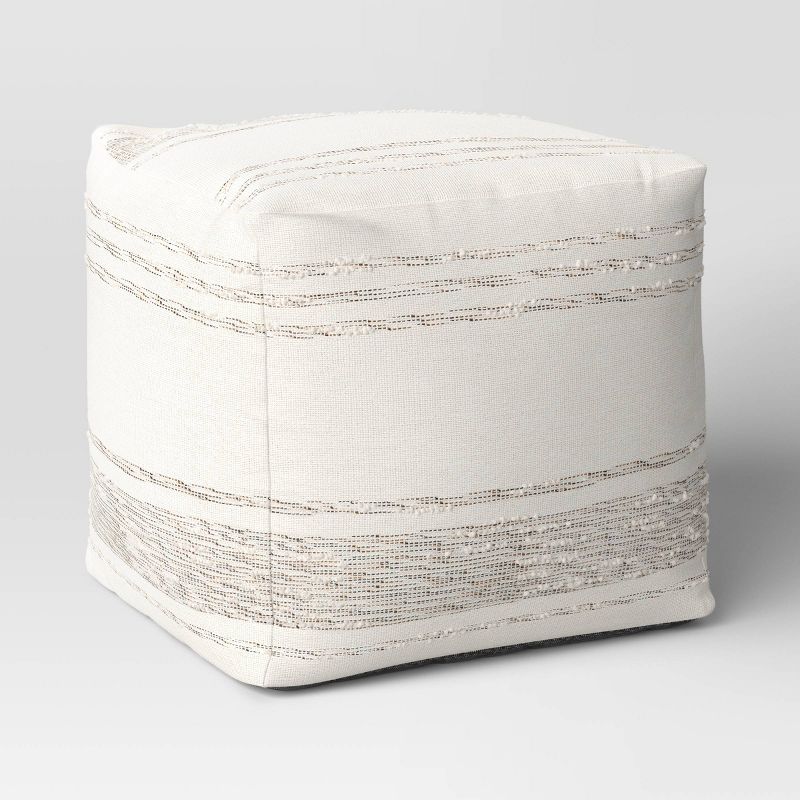 18"x18" Outdoor Patio Pouf - Threshold™, 1 of 7