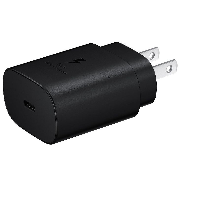 FCO - Samsung Galaxy S21 USB-C Super Fast Charging 25W PD Wall Charger with Type-C USB Cable - Black, 4 of 5