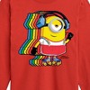 Boys' - Despicable Me Minions - Retro Rainbow Skater Long Sleeve Graphic T-Shirt - 2 of 4