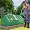 Aoodor 4 ft. x 2 ft. x 2 ft. Mini Greenhouse with 2 Zipper Doors, Water Resistant UV Protected for Flowers, Vegetables and Herbs - 2 of 4