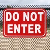 Unique Bargains Waterproof Reflective Rust Free Do Not Enter Sign 2 Pcs - 4 of 4
