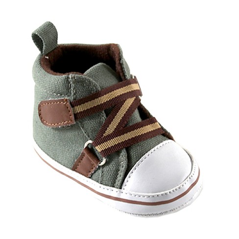 Luvable Friends Baby Boy Crib Shoes, Green, 12-18 Months : Target
