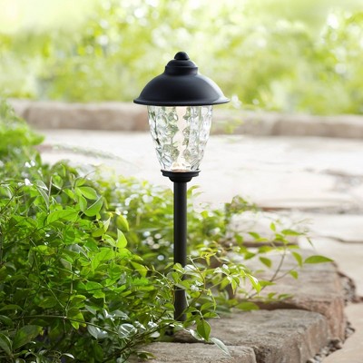 Concord Black LED Pathway Light with Clear Glass