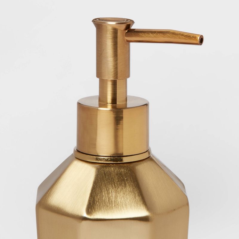 Solid Soap Pump Faceted Gold - Threshold&#8482;, 3 of 5
