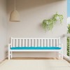 vidaXL Bench Cushion Outdoor Water Repellent Bench Cushion Pad Oxford Fabric - Turquoise 78.8" x 19.7" x 2.8" - 2 of 4